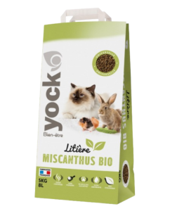 Litière végétale miscanthus 8L (YOCK)