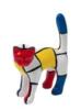 statue résine chat motif 45cm