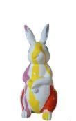 statue résine lapin motif  H55cm